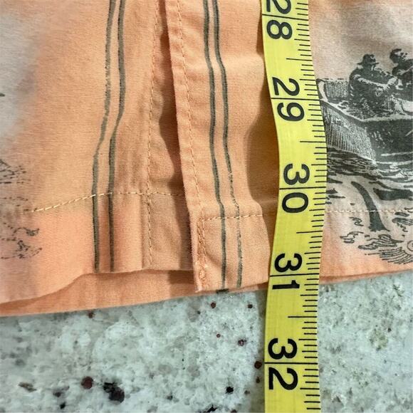 Columbia River Lodge Men's XL Peach Fish Print Button-Up Shirt - Picture 8 of 8